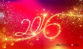 2016璀璨新年海报设计